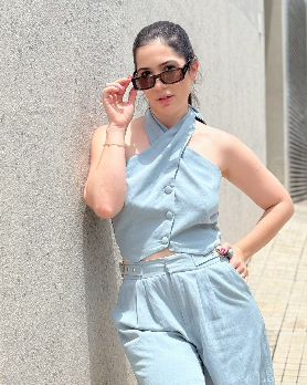 Conjunto Azul Botões